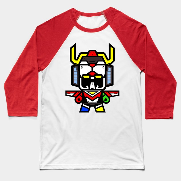 Voltron Baseball T-Shirt by jayawardani